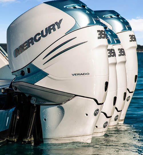 Quad 350 hp Mercury VeradoOcean Alexander 45 Divergence